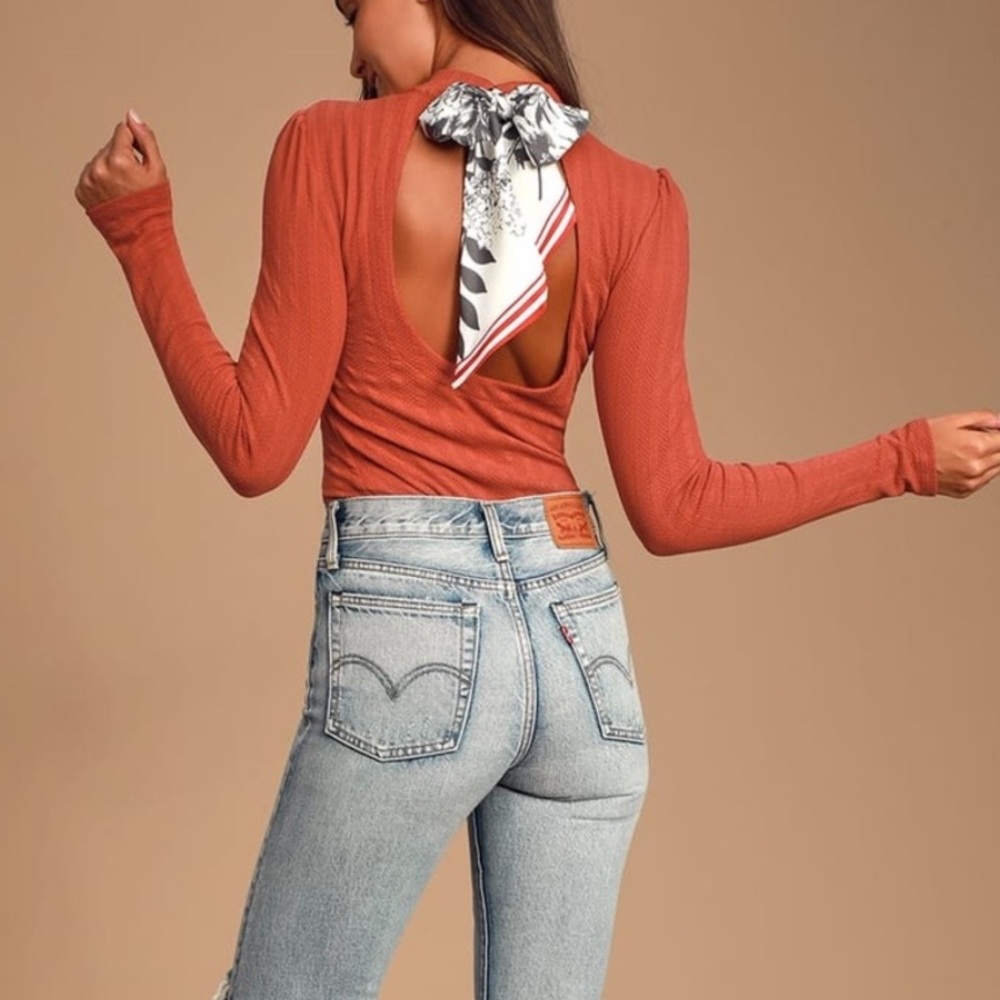 Free People Party in the back Long Sleeve